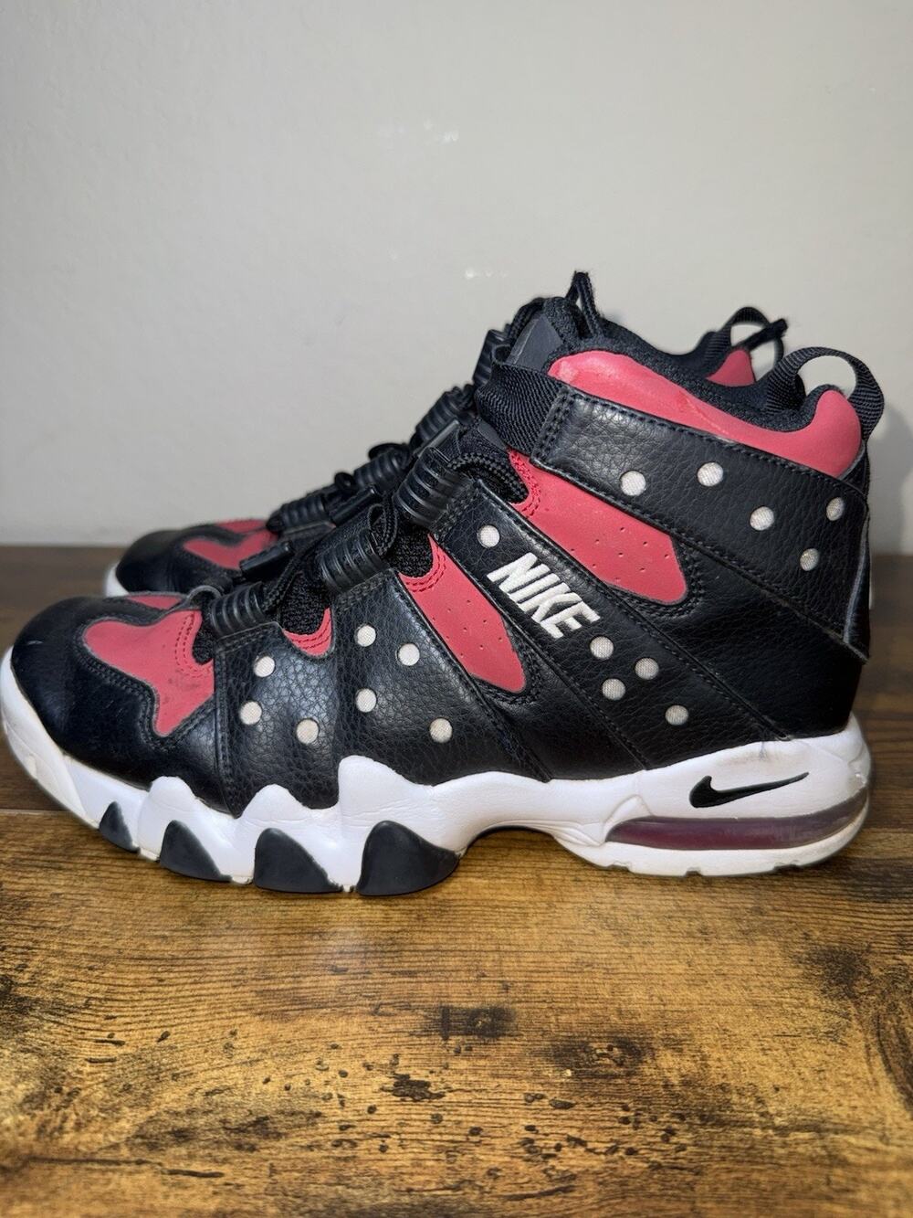 Nike Air Max 2 CB '94 Men's Size 8 Black Gym Red Barkley Sneakers FN6248-001